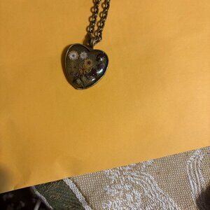Heart Shape floral pendant